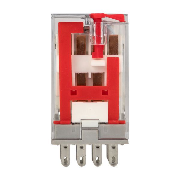 Реле промежуточное с кнопкой и мех. Индикацией RPAt 22/4 5A 230В AC EKF AVERES (rpat-22-4-230AC)