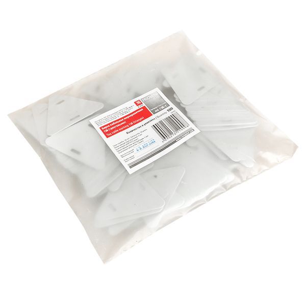 Бирка кабельная маркировочная 136 треугольник (100шт) (mt-136-t)