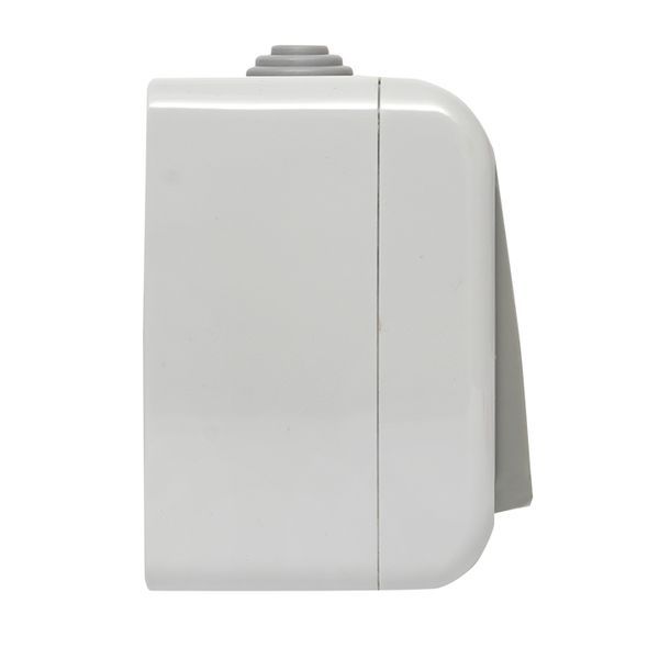 Кнопка звонка Мурманск 1-клавишная 10А IP54 серая (EFZ10-026-30-54)