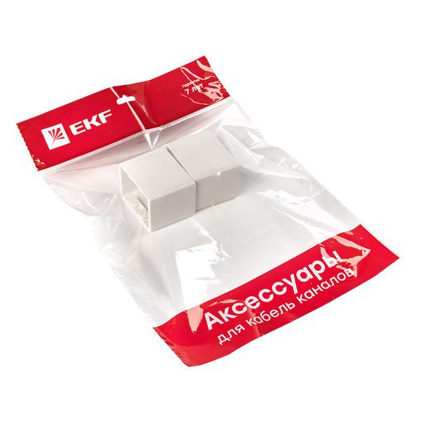 Соединитель (60х40) (4 шт) Plast PROxima белый (conw-60-40x4)