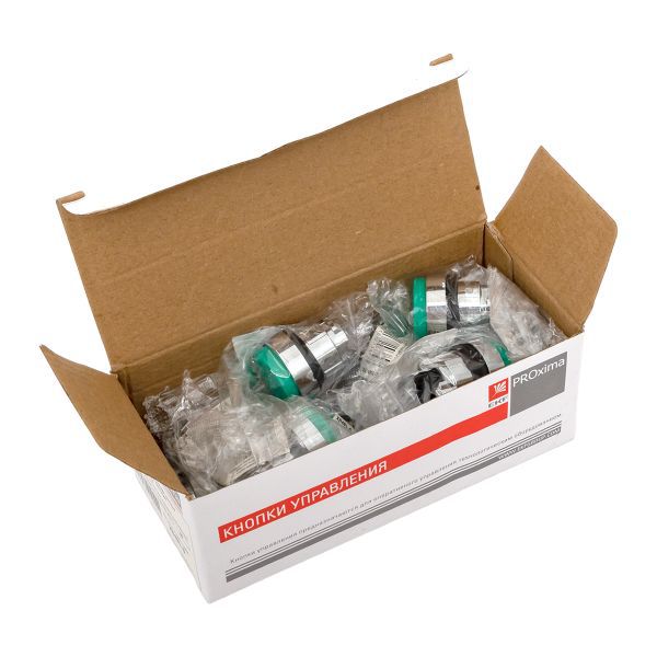 Механизм кнопки исполнительный XB4 зеленый выпирающая возвратный без фиксации без подсветки PROxima (XB4BL-G)