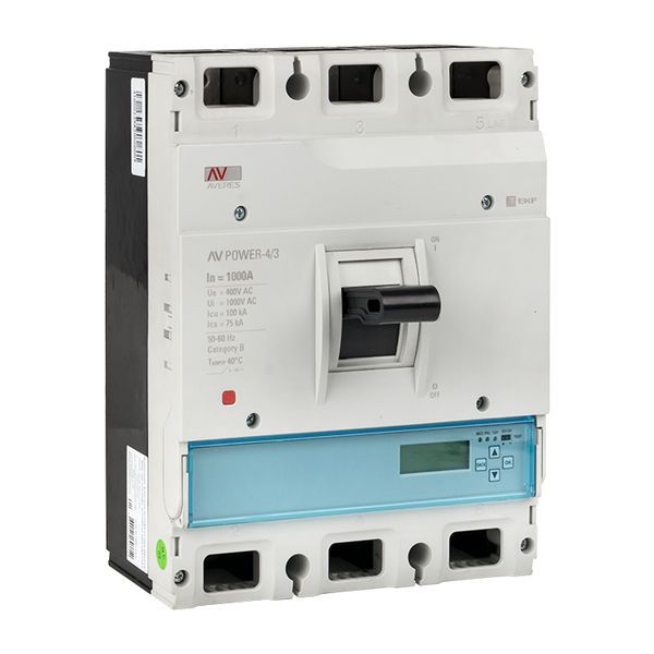 Автоматический выключатель AV POWER-4/3 1000А 100kA ETU6.0 EKF AVERES (mccb-43-1000H-6.0-av)