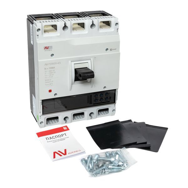 Автоматический выключатель AV POWER-4/3 1000А 100kA ETU2.0 EKF AVERES (mccb-43-1000H-2.0-av)
