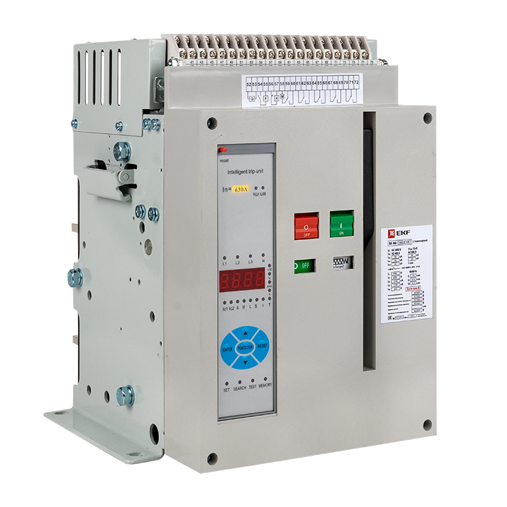 ВА-450 1000/630А 3P 50кА стационарный EKF PROxima (mccb450-1000-630)