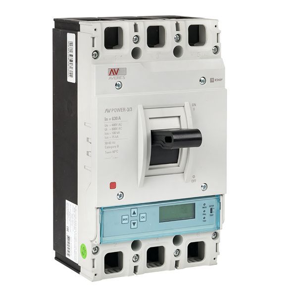 Автоматический выключатель AV POWER-3/3 630А 100kA ETU6.0 EKF AVERES (mccb-33-630H-6.0-av)
