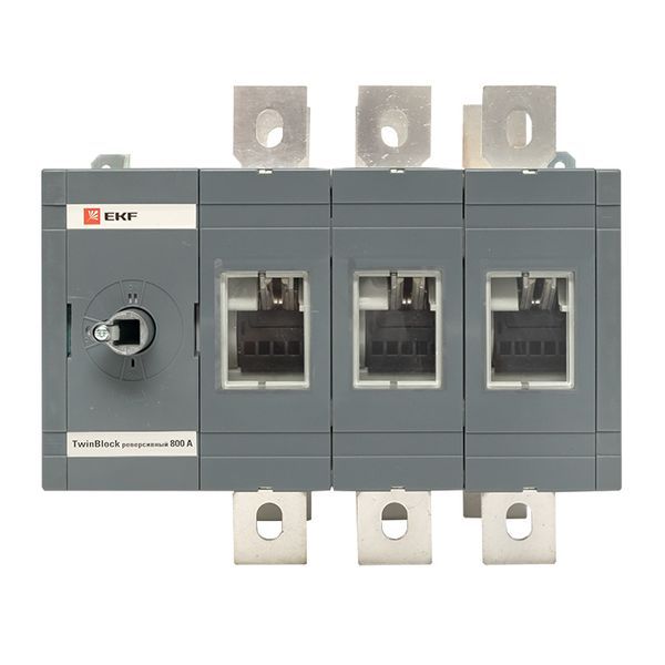 Рубильник 800A 3P реверсивный без рукоятки управления TwinBlock EKF (tb-s-800-3p-rev)