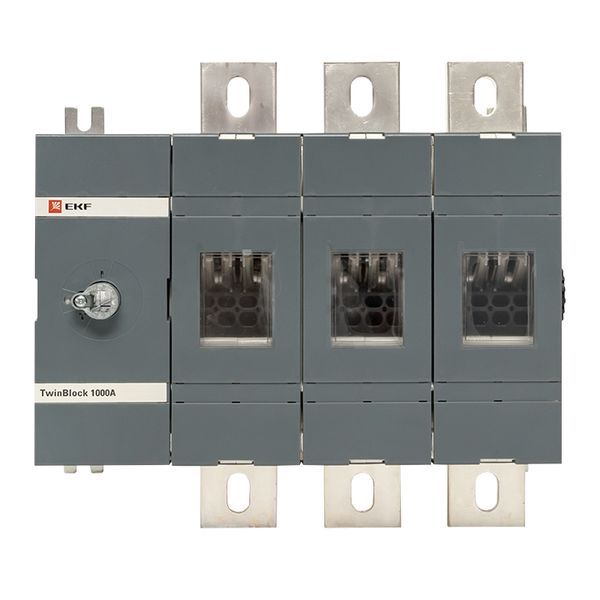 Рубильник 1000A 3P без рукоятки управления TwinBlock EKF (tb-s-1000-3p)