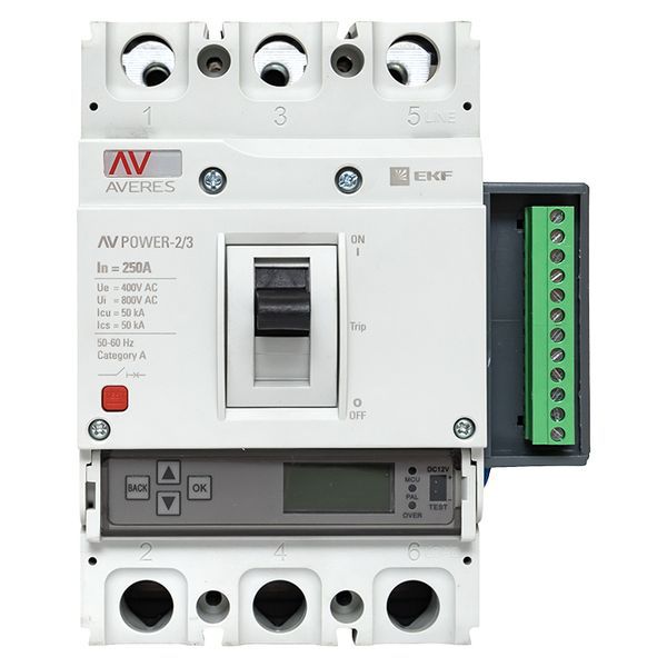 Выключатель автоматический AV POWER-2/3 250А 50кА ETU6.2 (mccb-23-250-6.2-av)