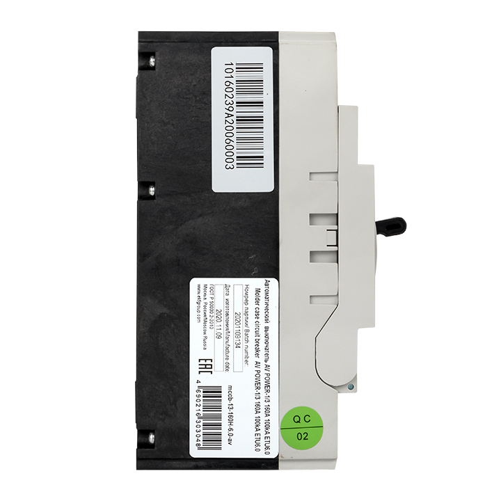 Автоматический выключатель AV POWER-1/3 160А 100kA ETU6.0 EKF AVERES (mccb-13-160H-6.0-av)