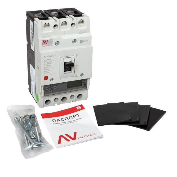 Автоматический выключатель AV POWER-1/3 160А 100kA ETU6.0 EKF AVERES (mccb-13-160H-6.0-av)