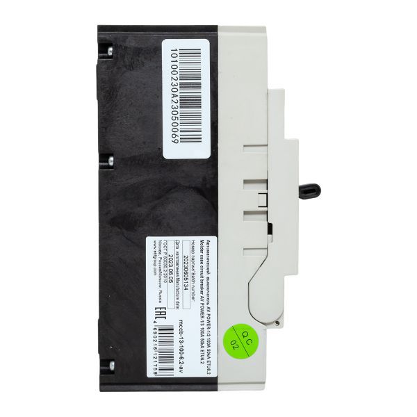 Выключатель автоматический AV POWER-1/3 100А 50кА ETU6.2 (mccb-13-100-6.2-av)