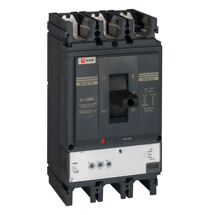 Выключатель автоматический ВА-99C (Compact NS) 630/500А 3P 45кА PROxima (mccb99C-630-500)