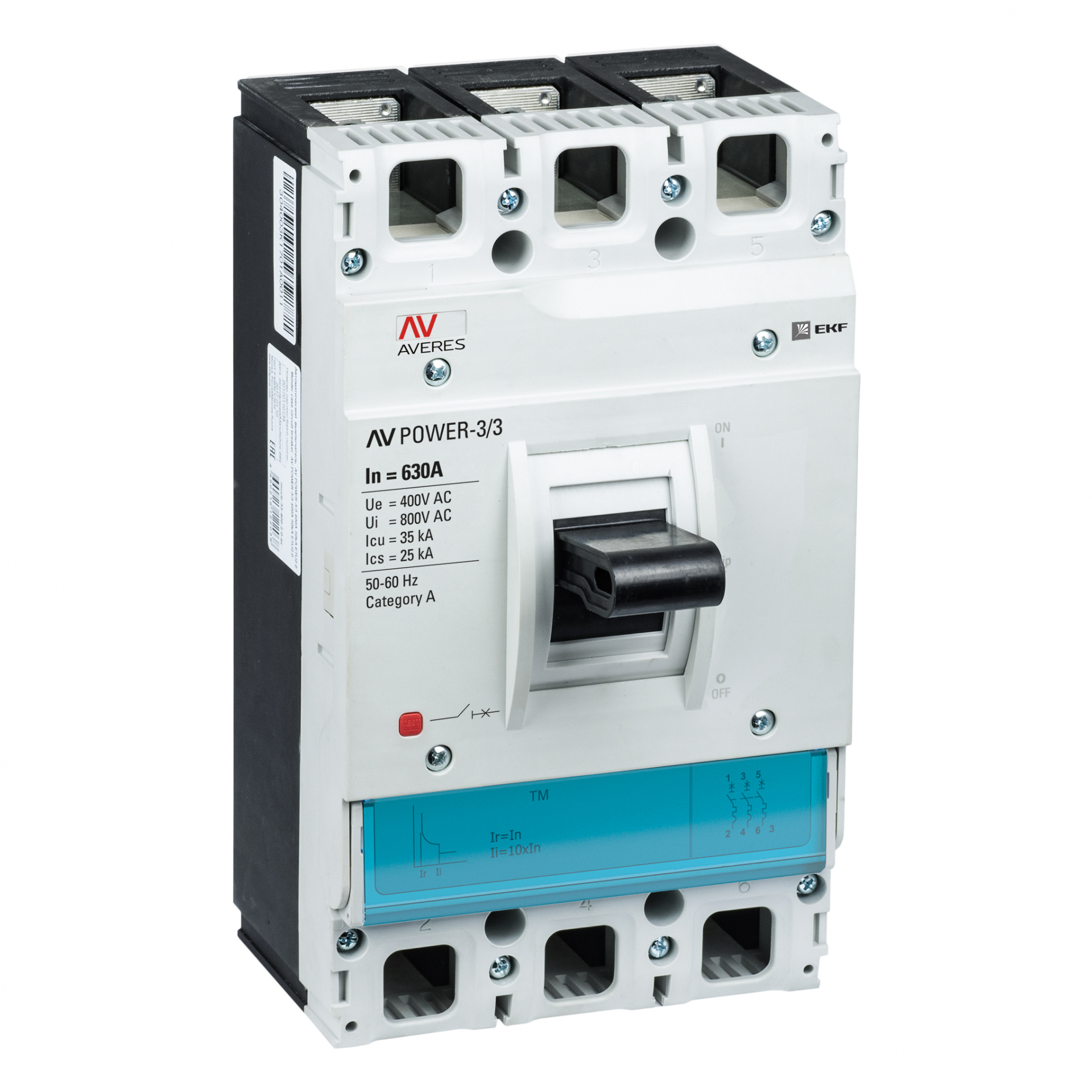 Выключатель автоматический AV POWER-3/3 630А 35кА TR (mccb-33-630-TR-av)