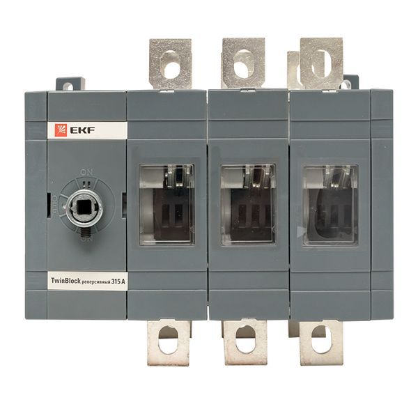 Рубильник 315A 3P реверсивный без рукоятки управления TwinBlock EKF (tb-s-315-3p-rev)