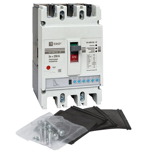 Выключатель автоматический ВА-99М 250/250А 3P 50кА с электронным расцепителем EKF PROxima (mccb99-250-250me)