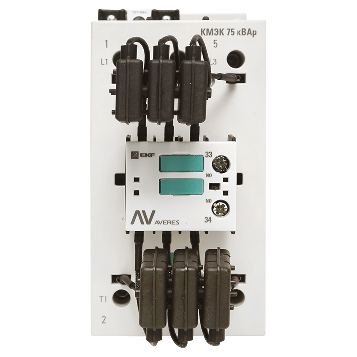 КМЭК 75 кВАр 1NO 230В АС EKF AVERES (ctrk-s-108-75-230-av)