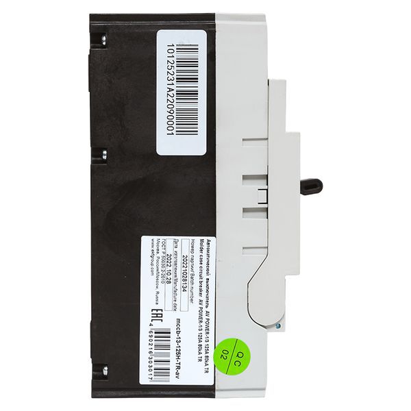 Автоматический выключатель AV POWER-1/3 125А 80kA TR EKF AVERES (mccb-13-125H-TR-av)
