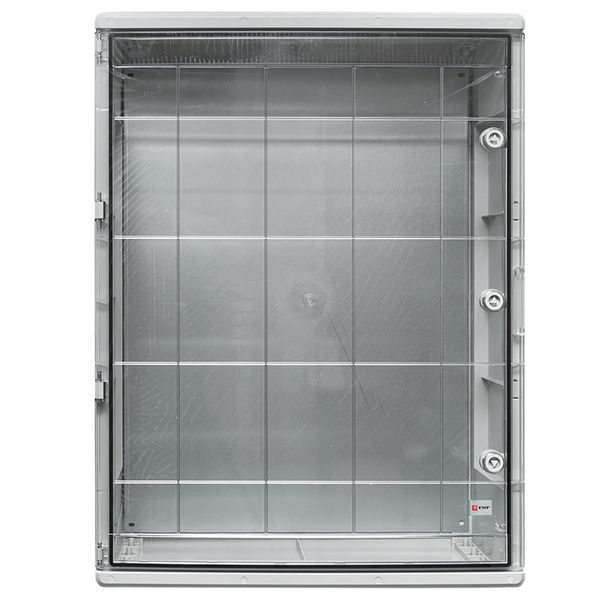 Бокс пластиковый с монтажной платой прозр. дверь 800х600х260 мм IP65 EKF PROxima (PBT65MP010)