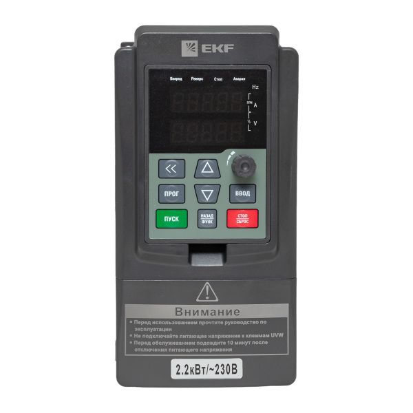 Преобразователь частоты 2.2/4кВт 1х230В VECTOR-100 (VT100-2R2-1B)