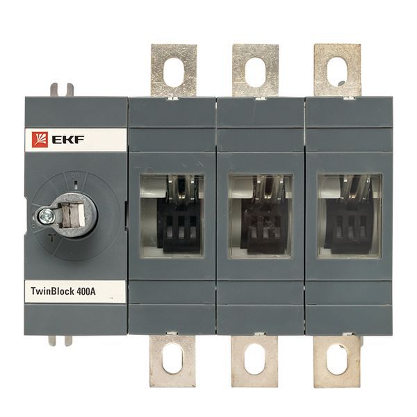 Рубильник 400A 3P без рукоятки управления TwinBlock EKF (tb-s-400-3p)