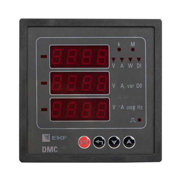 Цифровой измерительный прибор комбинированный DMC на панель 96x96 (квадратный вырез) EKF PROxima (DMC-963)