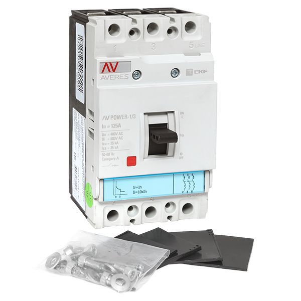 Выключатель автоматический AV POWER-1/3 125А 35кА TR (mccb-13-125-TR-av)