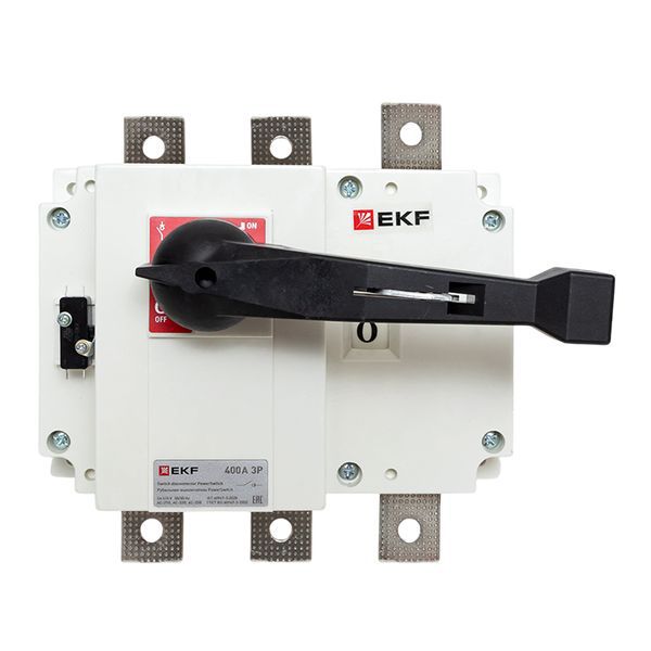 Рубильник-выключатель 400A 3P c рукояткой управления для прямой установки