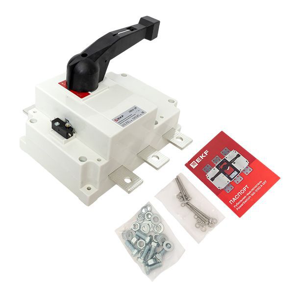 Рубильник-выключатель 400A 3P c рукояткой управления для прямой установки