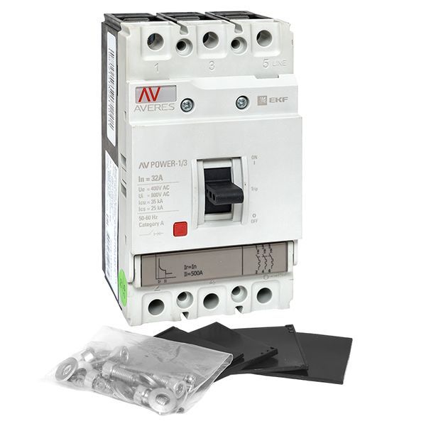 Выключатель автоматический AV POWER-1/3 32А 35кА TR (mccb-13-32-TR-av)