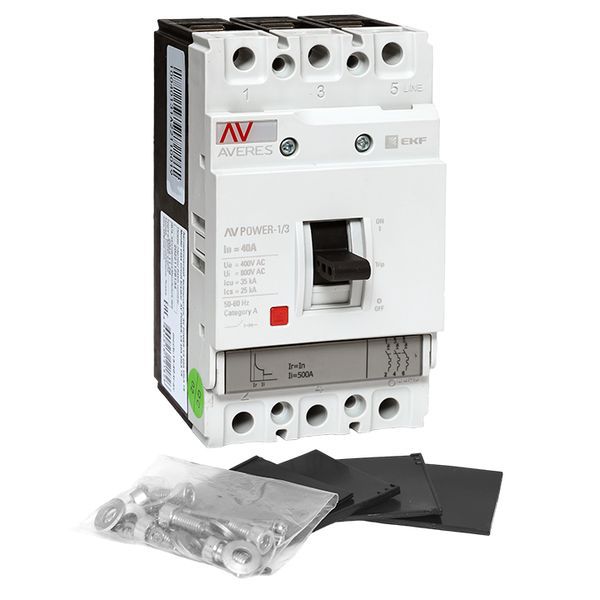 Выключатель автоматический AV POWER-1/3 40А 35кА TR (mccb-13-40-TR-av)