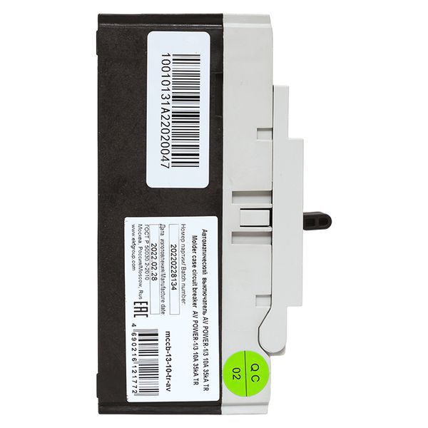 Выключатель автоматический AV POWER-1/3 10А 35кА TR (mccb-13-10-TR-av)