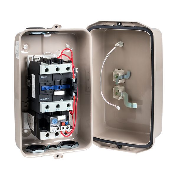 Пускатель в корпусе IP65 КМЭ 95А 230В с РТЭ и индикатором PROxima (ctrp-r-95-230v-led)