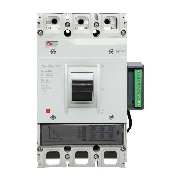 Выключатель автоматический AV POWER-3/3 400А 50кА ETU2.2 (mccb-33-400-2.2-av)