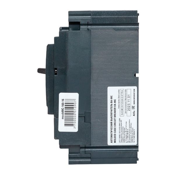 Выключатель автоматический трехполюсный ВА-99C 160/16А 3P 36кА (mccb99C-160-16)