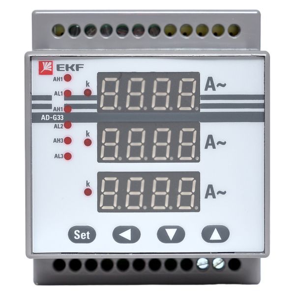 Амперметр AM-DG33 цифровой на DIN трехфазный (ad-g33)