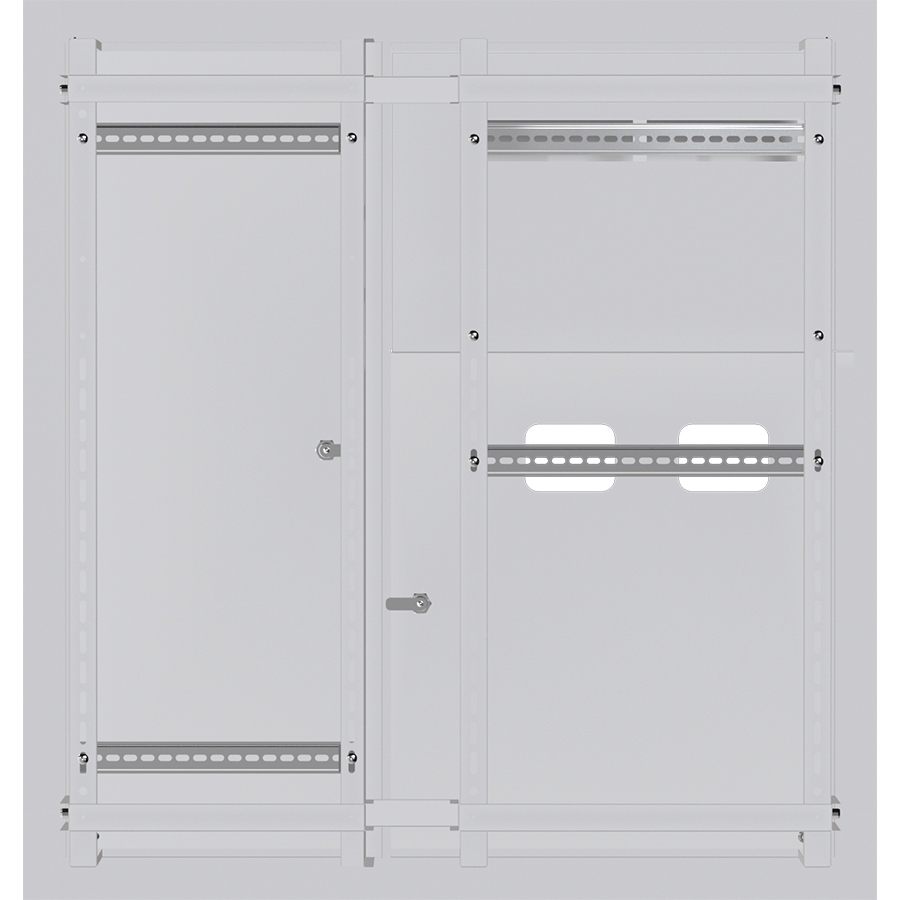 Щит этажный 2 квартирный (1010х950х160) EKF Basic (mb28-v-2)