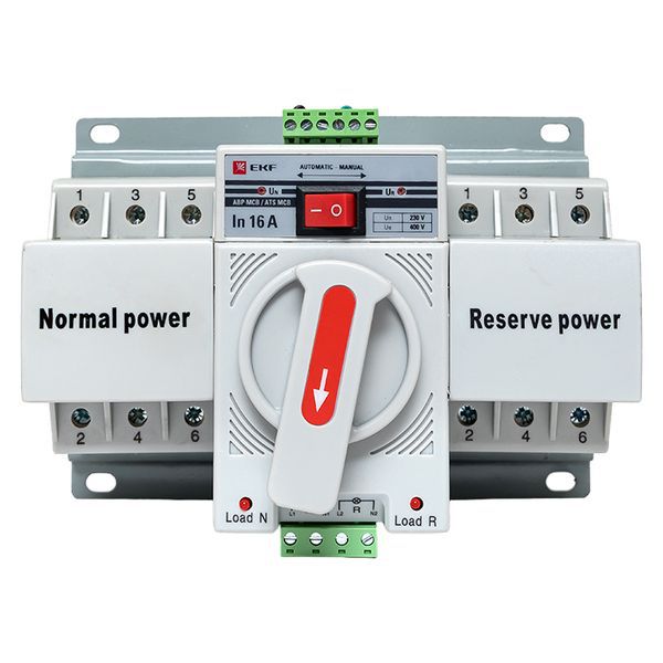 Устройство АВР МCB 16А (C) 3Р 400В EKF PROxima (ats-mcb-16c-3p-pro)