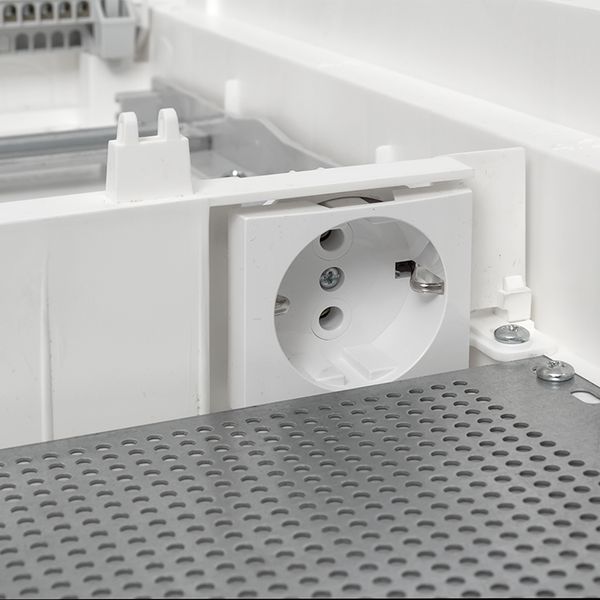 Основание комбинированного щита Nova (2 DIN-рейки +3 монт. платы) 5 габарит IP40 EKF PROxima (nv-cbase-2+3)