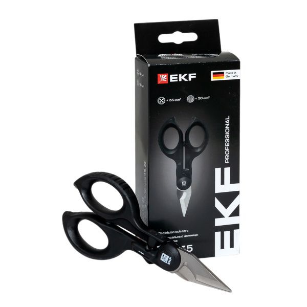 Ножницы монтажника универсальные в пластиковом чехле WS-35 Professional EKF ws-35