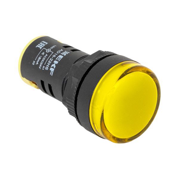 Матрица светодиодная AD16-22HS желт. 24В DC EKF ledm-ad16-o-24