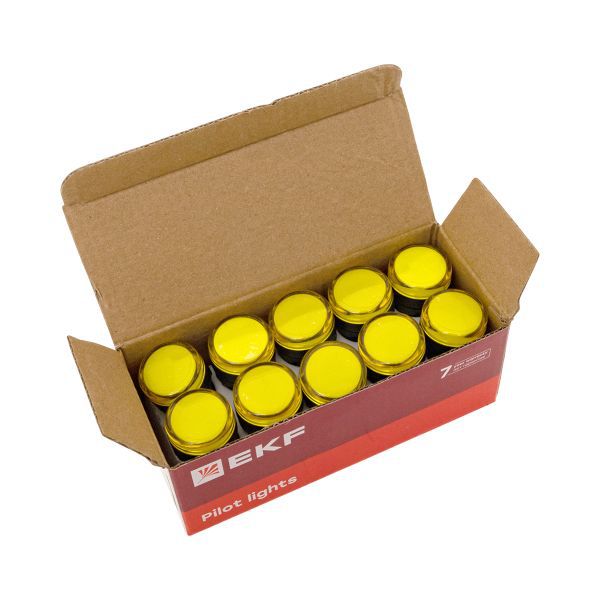 Матрица светодиодная AD16-22HS желт. 24В DC EKF ledm-ad16-o-24