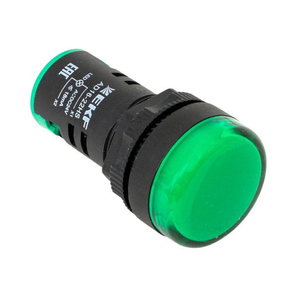 Матрица светодиодная AD16-22HS зел. 24В DC EKF ledm-ad16-g-24