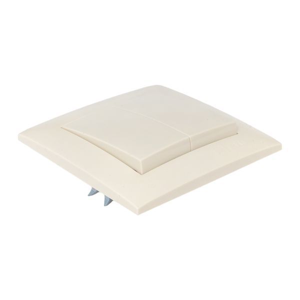 Выключатель 2-кл. СП Валенсия 10А IP20 крем. PROxima EKF EWV10-023-20