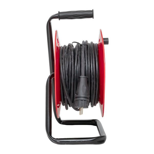 Удлинитель на катушке "Атлант 2.0" 4 гнезда 30м с заземлением КГ 3x1,5 16А/3,5кВт IP44 PROxima