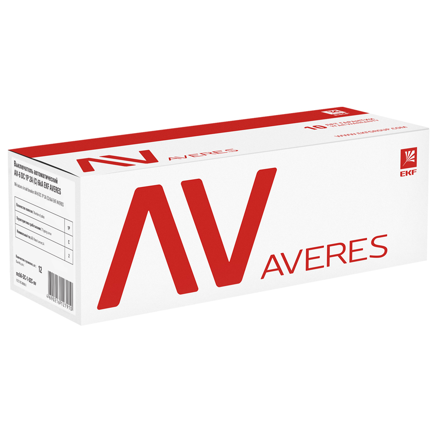 Выключатель автоматический AV-6 DC 4P 32A (C) 6кА AVERES (mcb6-DC-4-32C-av)