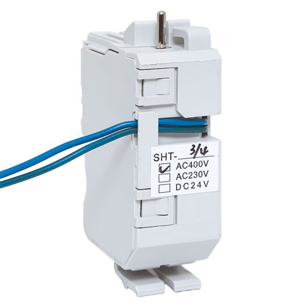 Расцепитель независимый AV POWER-3/4 SHT AC400В слева (mccb-34-SHT-ac400-av)