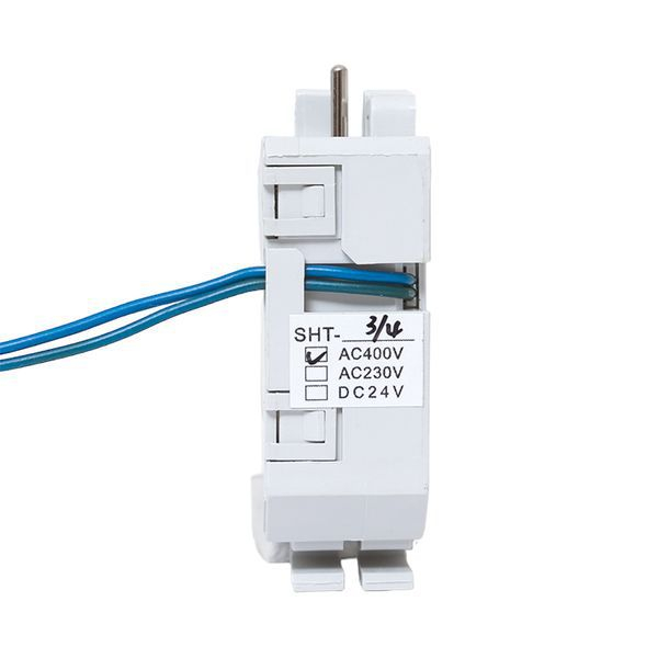 Расцепитель независимый AV POWER-3/4 SHT AC400В слева (mccb-34-SHT-ac400-av)