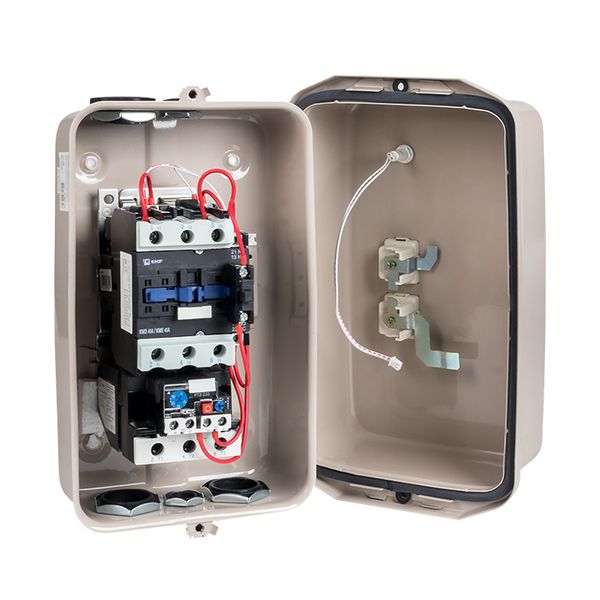 Пускатель в корпусе IP65 КМЭ 40А 400В с РТЭ и индикатором PROxima (ctrp-r-40-400v-led)