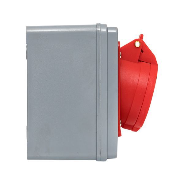 Розетка с блокировкой и выключателем 1423 2Р+РЕ 32А 220В IP44 EKF (ps-1415-16-380)