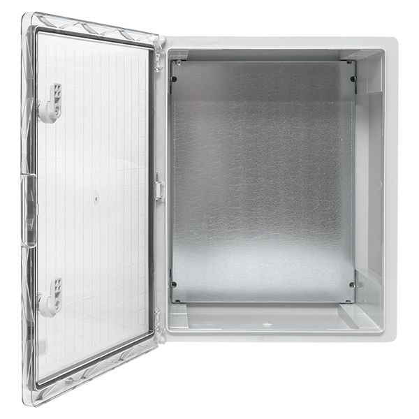 Бокс пластиковый с монтажной платой прозр. дверь 500х400х240 мм IP65 EKF PROxima (PBT65MP007)